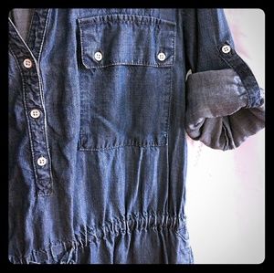 Denim shirtdress